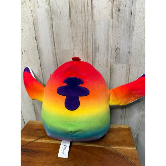 Squishmallow Disney Pride 10" Rainbow Stitch Plush Toy - Picture 3 of 5